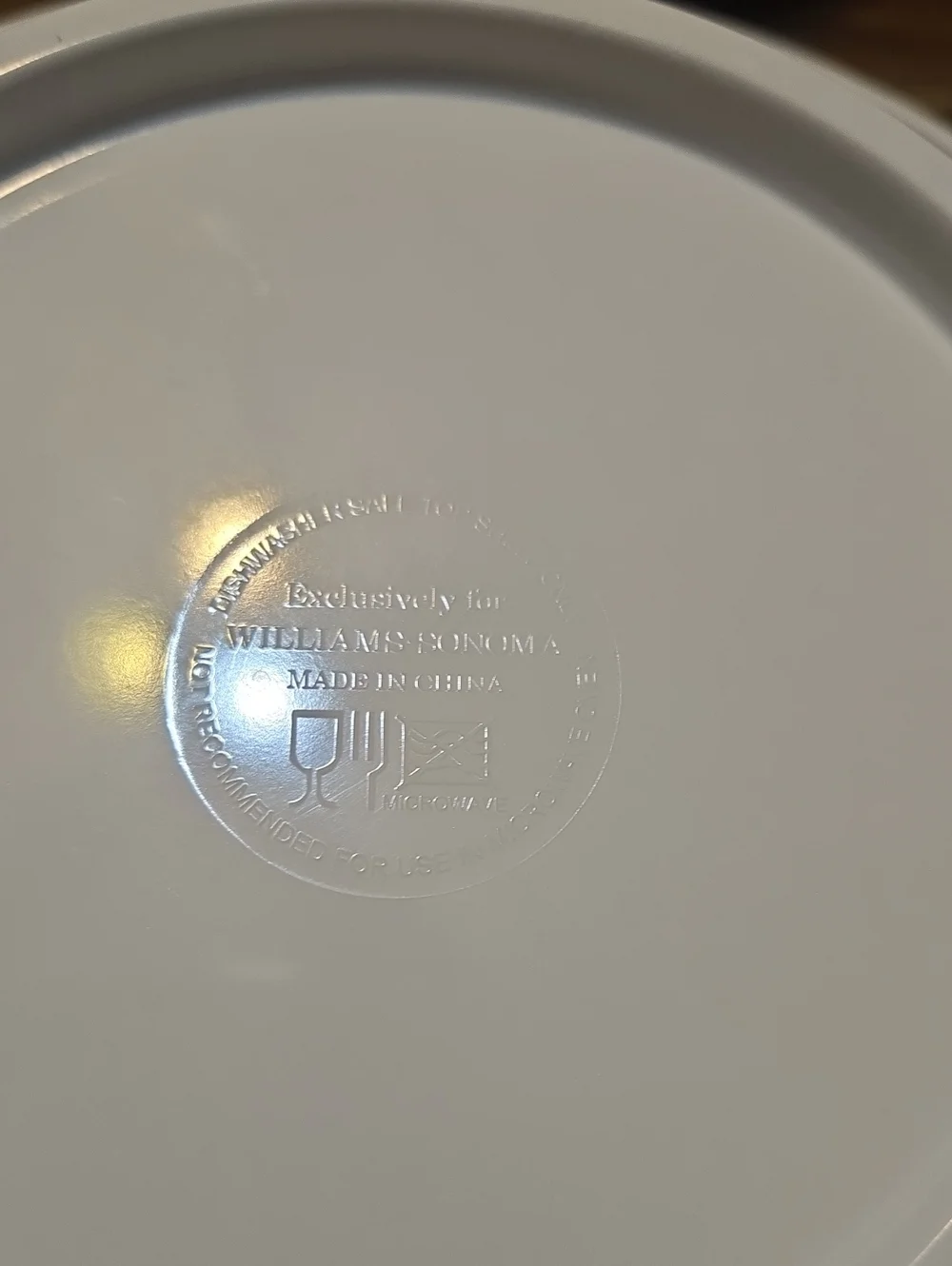 Williams Sonoma Blue and White Melamine Soup Bowls - Set of 4